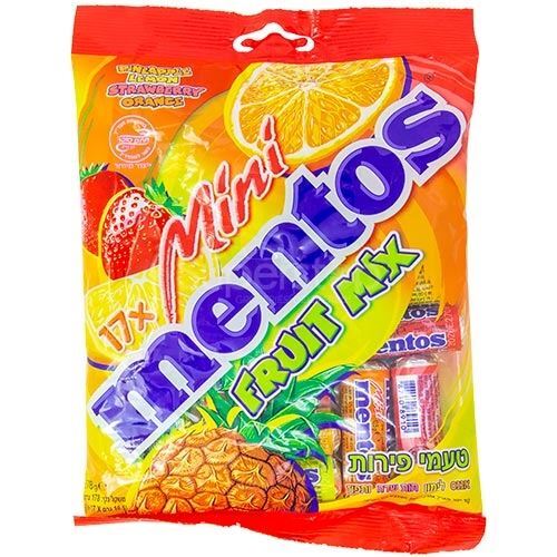 Mini Mentos Fruit Mix, 6.46 Oz