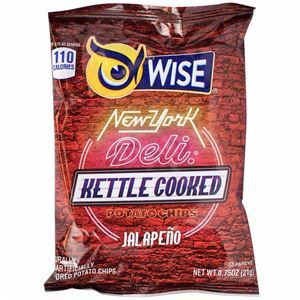 Wise Ny Deli Kettle Jalapeno Chips, 0.75 0z