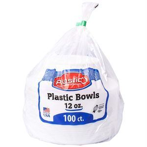 Plastico Soup Bowls 12 Oz, 100 Pc