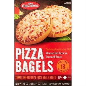 Macabee Pizza Bagels, 18 Pk