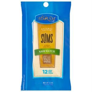 Haolam Slims 55 Calories Muenster, 6 Oz