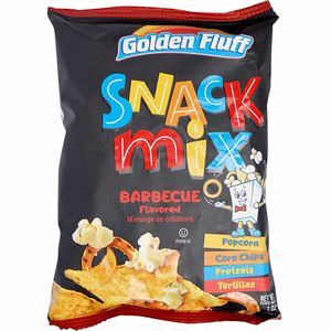 Golden Fluff Bbq Snack Mix, 1 Oz