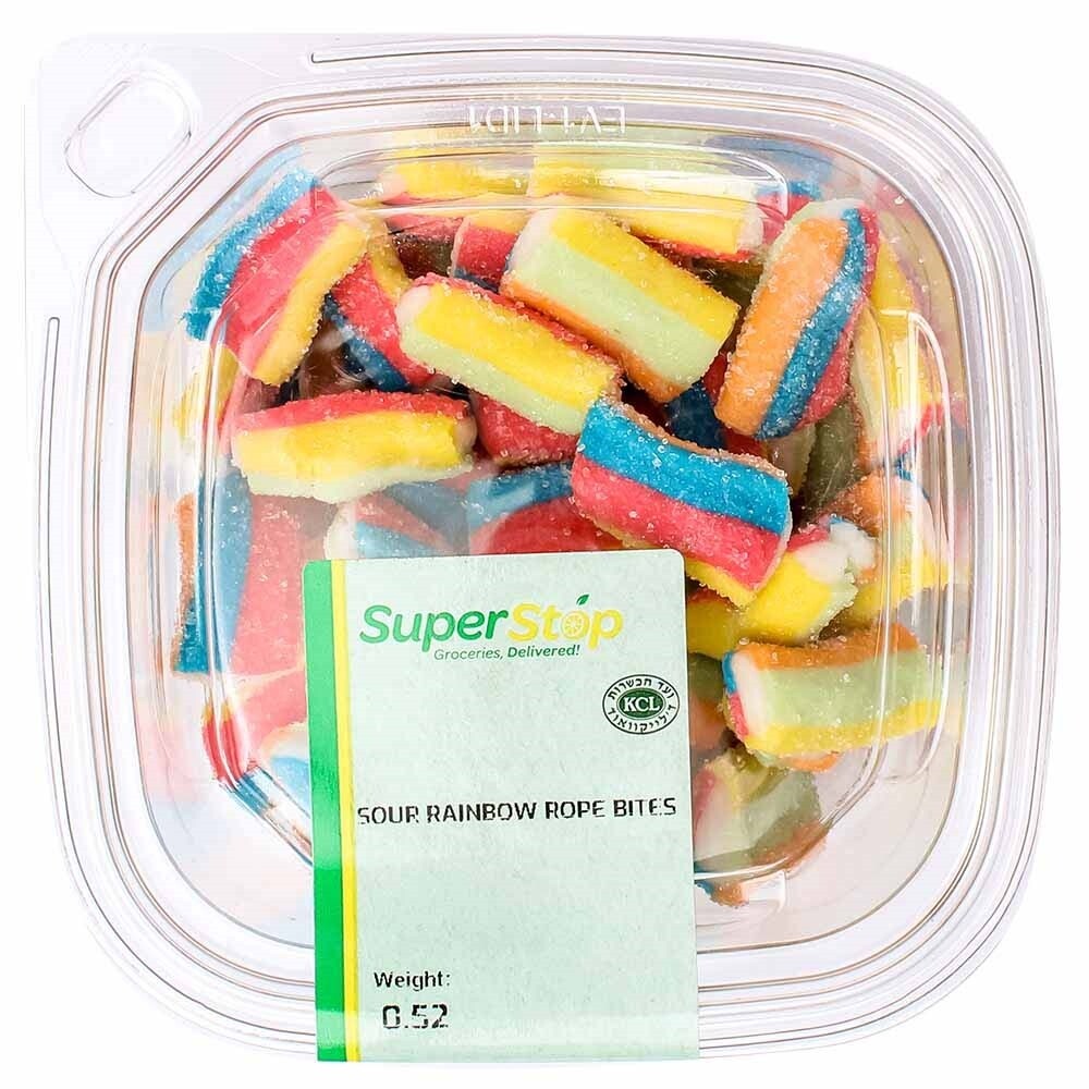 Sour Rainbow Rope Bites, 1 Pk