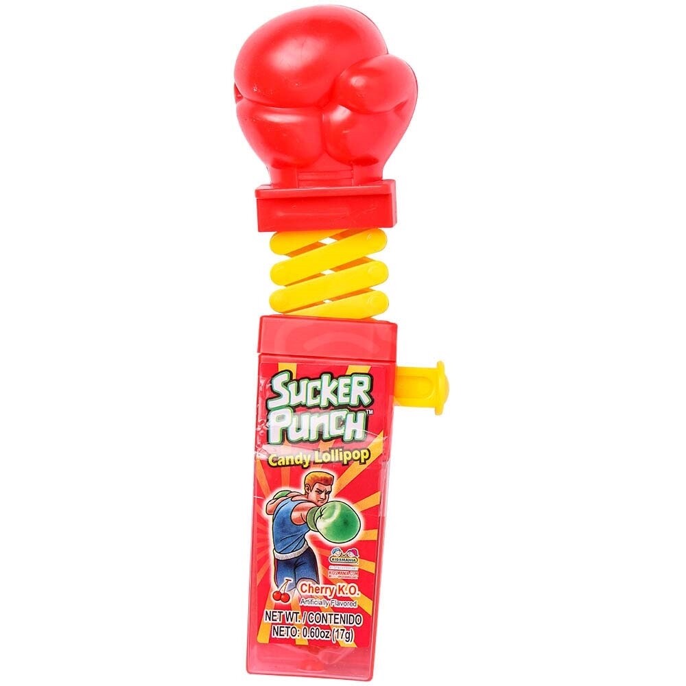 Kidsmania, Sucker Punch Candy Lollipop, 0.6 Oz | SuperStopNJ.com