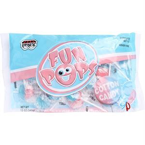 Paskesz Lollipops Cotton Candy, 12 Oz