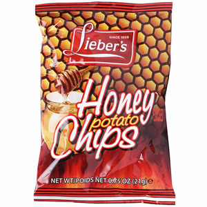 Lieber's Honey Potato Chips, 0.75 Oz.