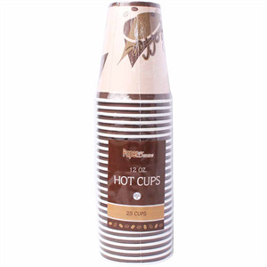 Hot Cups 12 Oz, 25 Ct