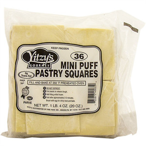 Yitzy's Puff Pastry Squares Mini 36 Ct, 28 Oz