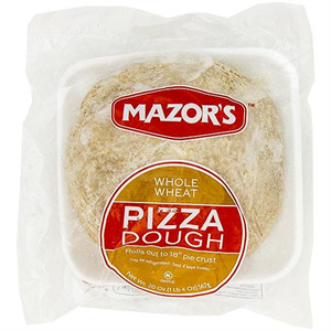 Mazor's Pizza Dough Ball Whole Wheat, 20 Oz