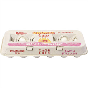 Eggs Extra Large, Cage Free, Mitlitsky, 1 Dz