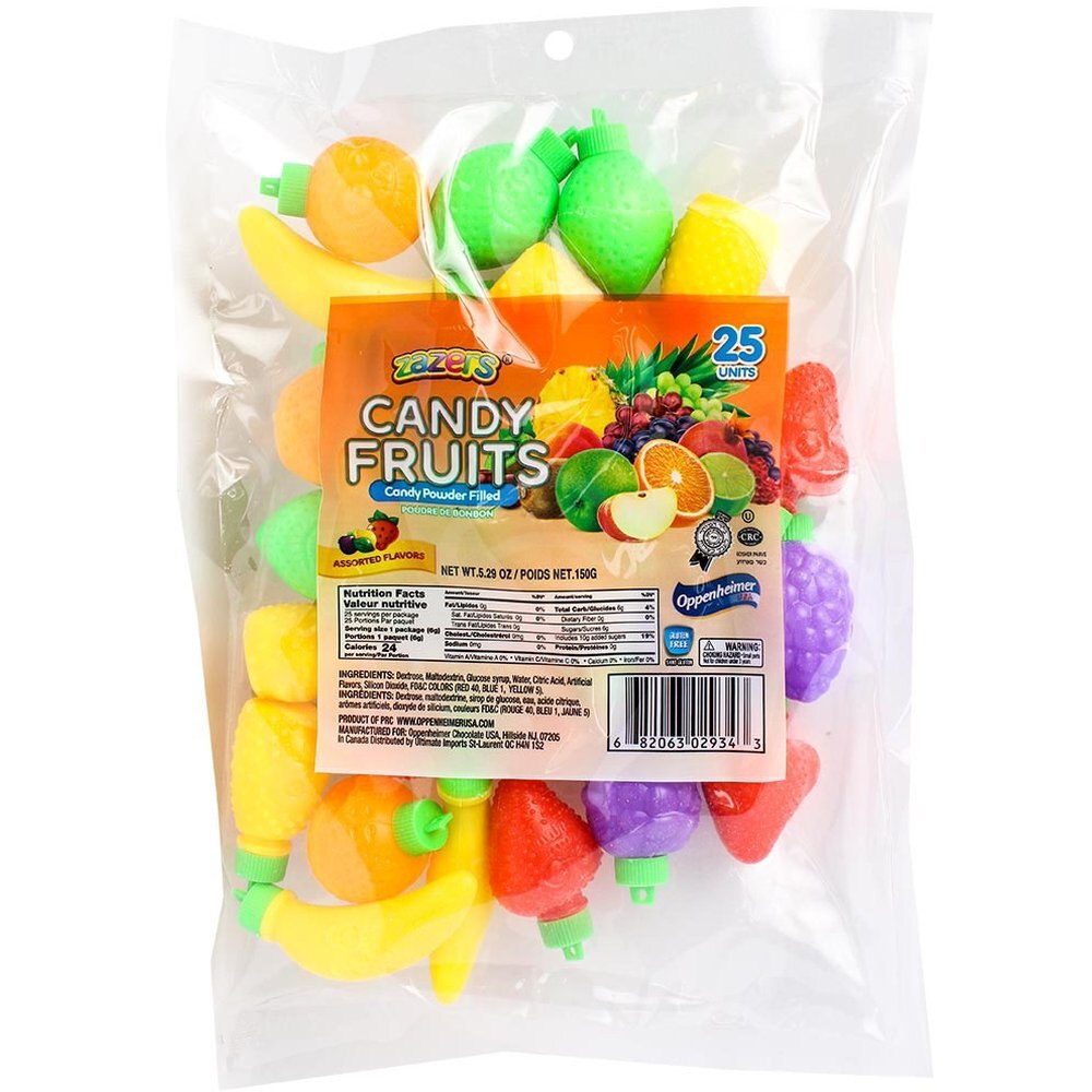 最新のデザイン Zazers Kosher Online SuperStopNJ.com: | Ct 25 Fruits, Candy 家具・インテリア