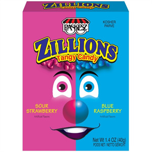 Paskesz Zillions Strawberry Raspberry, 1.4 Oz
