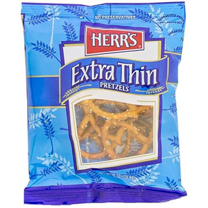 Herr's, Extra Thin Pretzels, 1 Oz