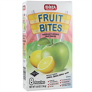 Shefa Fruit Bites Lemon Apple, 4.8 Oz