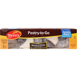 Stern's Pastry To Go Black White, 9 Pk