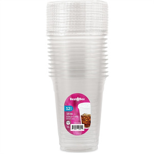 Best Bev Cold Slush Cup W/Lid, 16 Oz