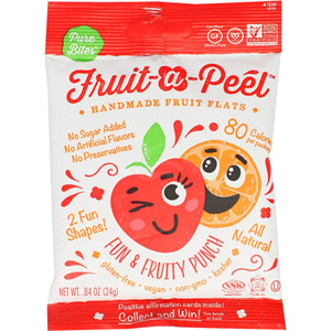 Pure Bites, Fruit-a-Peel Fun & Fruity Punch, 0.84 Oz