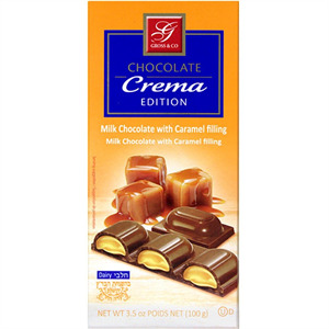 Gross & Co. Milk Chocolate Crema Caramel, 3.5 Oz