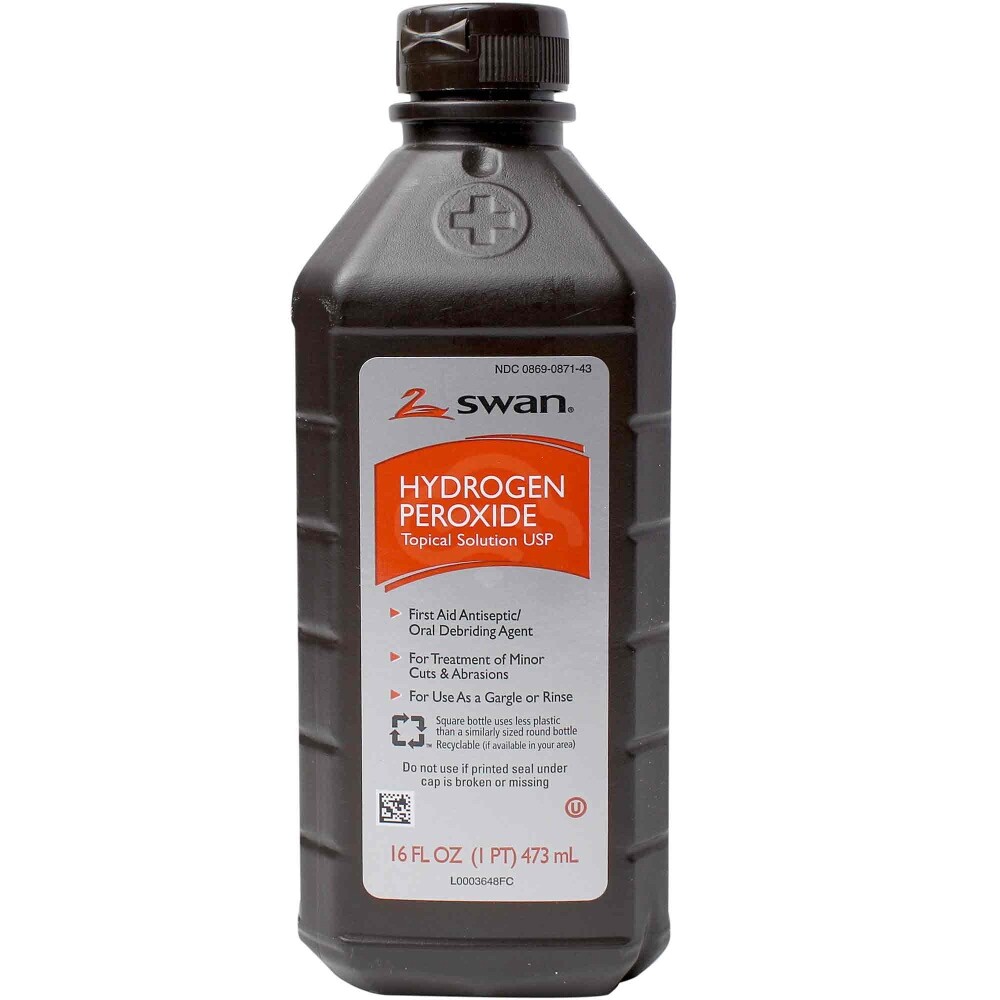 Hydrogen Peroxide, Swan, 16 oz