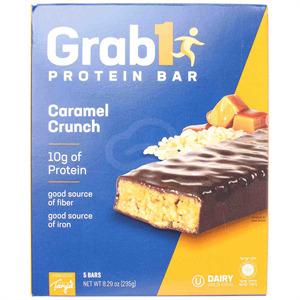Grab 1 Caramel Nutrion Bar, 5 Pk