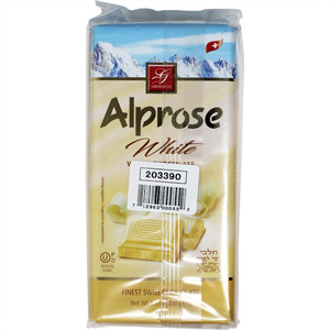 Gross & Co, Alprose White, Swiss White Chocolate, 3.5 Oz