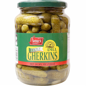 Lieber's, Tiny Dill Gherkins, 24 Oz