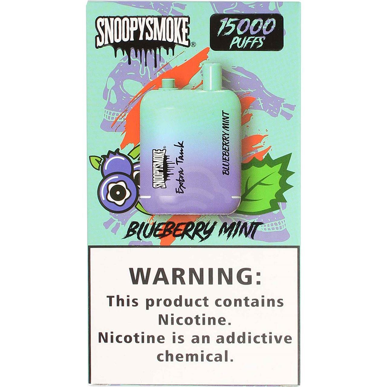 How To Use Blueberry Mint 15000 Puffs Disposable Vape By Snoopy Smoke  Australia