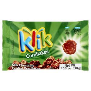 Klik Chocolate Cornflakes, 1.06 Oz