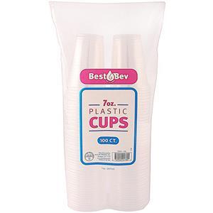 Best Bev Plastic Cups 7 Oz. 100 Ct | SuperStopNJ.com: Online Kosher Grocery  Shopping and Delivery Service in Lakewood, NJ